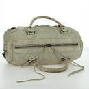 BALENCIAGA The Zizy Hand Bag Leather 2way Yellow 128523 Auth YKZ160V-7