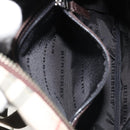 BURBERRY Nova Check Shoulder Bag Nylon Beige Silver Auth YKZ1618-20