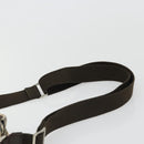 BURBERRY Nova Check Shoulder Bag Nylon Beige Silver Auth YKZ1618-8