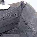 BURBERRY Nova Check Blue Label Tote Bag Nylon Beige Silver Auth YKZ1620-18