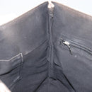 BURBERRY Nova Check Blue Label Tote Bag Nylon Beige Silver Auth YKZ1620-19