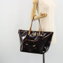 LOUIS VUITTON Monogram Vernis Bellevue GM Tote Bag Amarante M93589 Auth YKZ1621-22