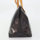 LOUIS VUITTON Monogram Vernis Bellevue GM Tote Bag Amarante M93589 Auth YKZ1621-3