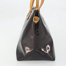 LOUIS VUITTON Monogram Vernis Bellevue GM Tote Bag Amarante M93589 Auth YKZ1621-4