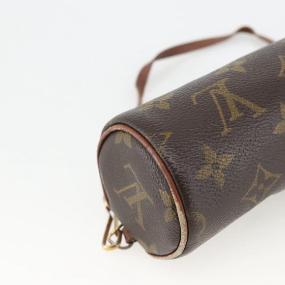 LOUIS VUITTON Monogram Papillon Pouch LV Auth YKZ1626