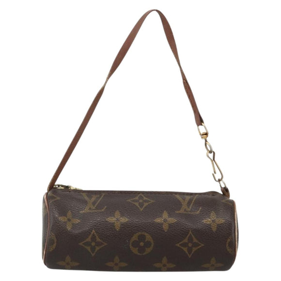 LOUIS VUITTON Monogram Papillon Pouch LV Auth YKZ1626