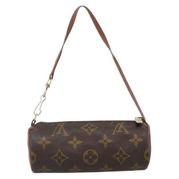 LOUIS VUITTON Monogram Papillon Pouch LV Auth YKZ1626