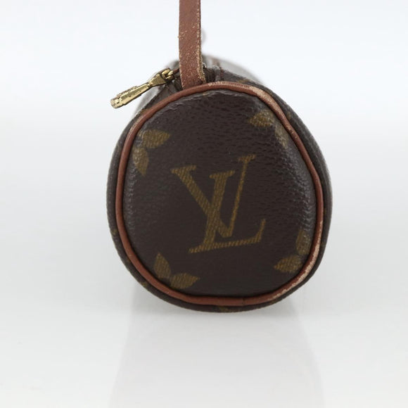 LOUIS VUITTON Monogram Papillon Pouch LV Auth YKZ1626