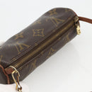 LOUIS VUITTON Monogram Papillon Pouch LV Auth YKZ1626-6