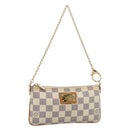 LOUIS VUITTON Damier Azur Pochette Mira MM Accessory Pouch N60027 Auth YKZ1627V-1