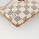 LOUIS VUITTON Damier Azur Pochette Mira MM Accessory Pouch N60027 Auth YKZ1627V-11