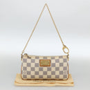 LOUIS VUITTON Damier Azur Pochette Mira MM Accessory Pouch N60027 Auth YKZ1627V-23