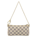 LOUIS VUITTON Damier Azur Pochette Mira MM Accessory Pouch N60027 Auth YKZ1627V-3