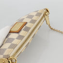 LOUIS VUITTON Damier Azur Pochette Mira MM Accessory Pouch N60027 Auth YKZ1627V-6