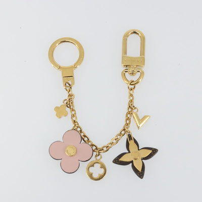 LOUIS VUITTON Bijoux Sac Chainne Bag Charm Gold Tone Pink M63086 Auth YKZ1629M - 0