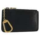 LOUIS VUITTON Epi Pochette Cles Coin Purse Black M63802 LV Auth YKZ1632-1