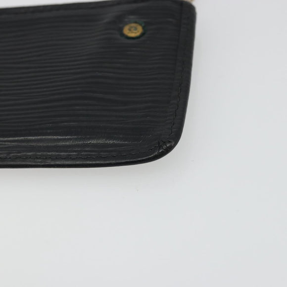 LOUIS VUITTON Epi Pochette Cles Coin Purse Black M63802 LV Auth YKZ1632