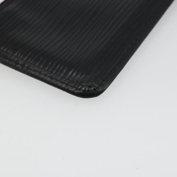 LOUIS VUITTON Epi Pochette Cles Coin Purse Black M63802 LV Auth YKZ1632