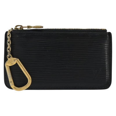 LOUIS VUITTON Epi Pochette Cles Coin Purse Black M63802 LV Auth YKZ1632 - 0