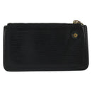 LOUIS VUITTON Epi Pochette Cles Coin Purse Black M63802 LV Auth YKZ1632-2
