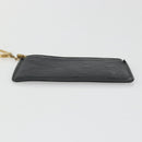 LOUIS VUITTON Epi Pochette Cles Coin Purse Black M63802 LV Auth YKZ1632-6