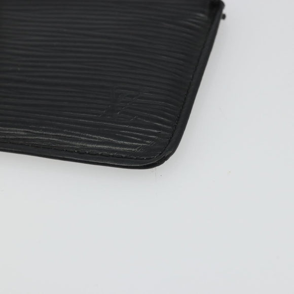 LOUIS VUITTON Epi Pochette Cles Coin Purse Black M63802 LV Auth YKZ1632