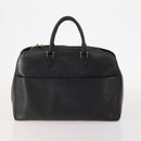 LOUIS VUITTON Epi Hand Bag 2 Set Black Lilac LV Auth YKZ1638-2