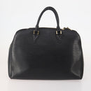 LOUIS VUITTON Epi Hand Bag 2 Set Black Lilac LV Auth YKZ1638-3