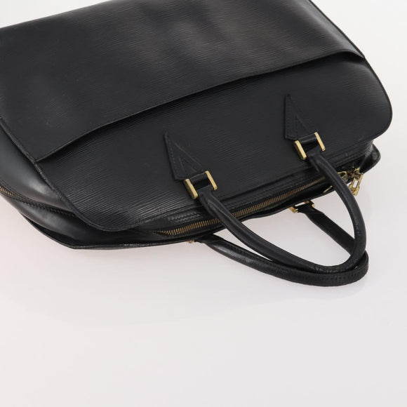 LOUIS VUITTON Epi Hand Bag 2 Set Black Lilac LV Auth YKZ1638
