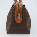 CELINE Macadam Canvas Hand Bag PVC Leather Brown Gold Auth YKZ166A-4