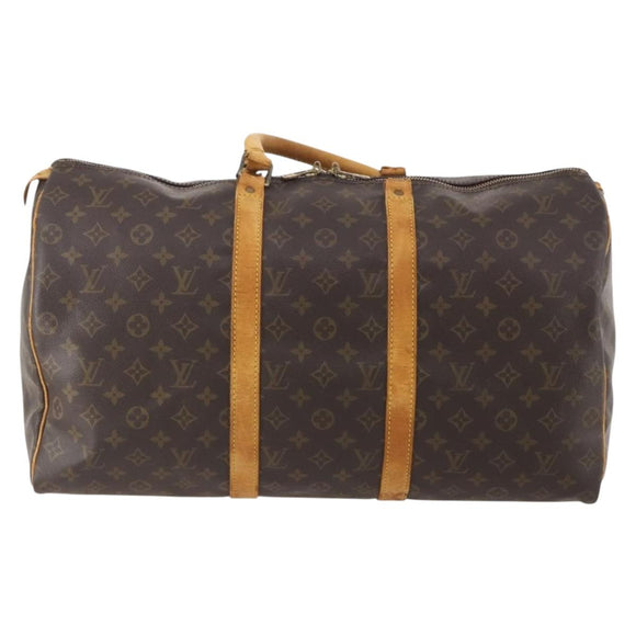 LOUIS VUITTON Monogram Keepall 50 Boston Bag M41426 LV Auth YKZ170