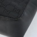 GUCCI GG Canvas Shoulder Bag Black Silver 001 3766 Auth YKZ177A-10