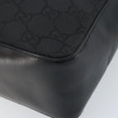 GUCCI GG Canvas Shoulder Bag Black Silver 001 3766 Auth YKZ177A-12