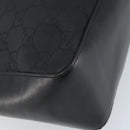 GUCCI GG Canvas Shoulder Bag Black Silver 001 3766 Auth YKZ177A-13