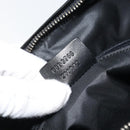 GUCCI GG Canvas Shoulder Bag Black Silver 001 3766 Auth YKZ177A-22