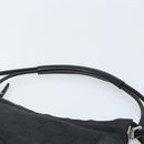 GUCCI GG Canvas Shoulder Bag Black Silver 001 3766 Auth YKZ177A-8