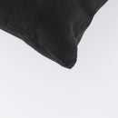 SAINT LAURENT Kahala Tote Bag Canvas Black Silver 121631 Auth YKZ178-15