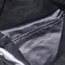 SAINT LAURENT Kahala Tote Bag Canvas Black Silver 121631 Auth YKZ178-10