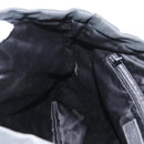 SAINT LAURENT Kahala Tote Bag Canvas Black Silver 121631 Auth YKZ178-21