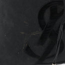 SAINT LAURENT Kahala Tote Bag Canvas Black Silver 121631 Auth YKZ178-2