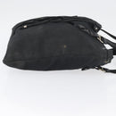 SAINT LAURENT Kahala Tote Bag Canvas Black Silver 121631 Auth YKZ178-4