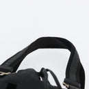 SAINT LAURENT Kahala Tote Bag Canvas Black Silver 121631 Auth YKZ178-14
