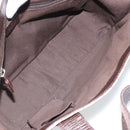 GUCCI GG Supreme Hand Bag PVC Silver Beige 141976 Auth YKZ182-10