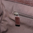 GUCCI GG Supreme Hand Bag PVC Silver Beige 141976 Auth YKZ182-21
