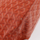 GOYARD Herringbone Saint Louis PM Tote Bag PVC Orange Auth YKZ190-15