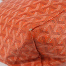 GOYARD Herringbone Saint Louis PM Tote Bag PVC Orange Auth YKZ190-16