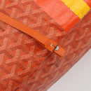 GOYARD Herringbone Saint Louis PM Tote Bag PVC Orange Auth YKZ190-11