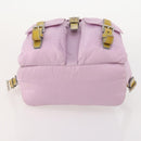 PRADA Backpack Nylon Pink Silver Auth YKZ194-5