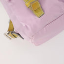 PRADA Backpack Nylon Pink Silver Auth YKZ194-18