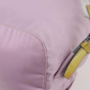 PRADA Backpack Nylon Pink Silver Auth YKZ194-19